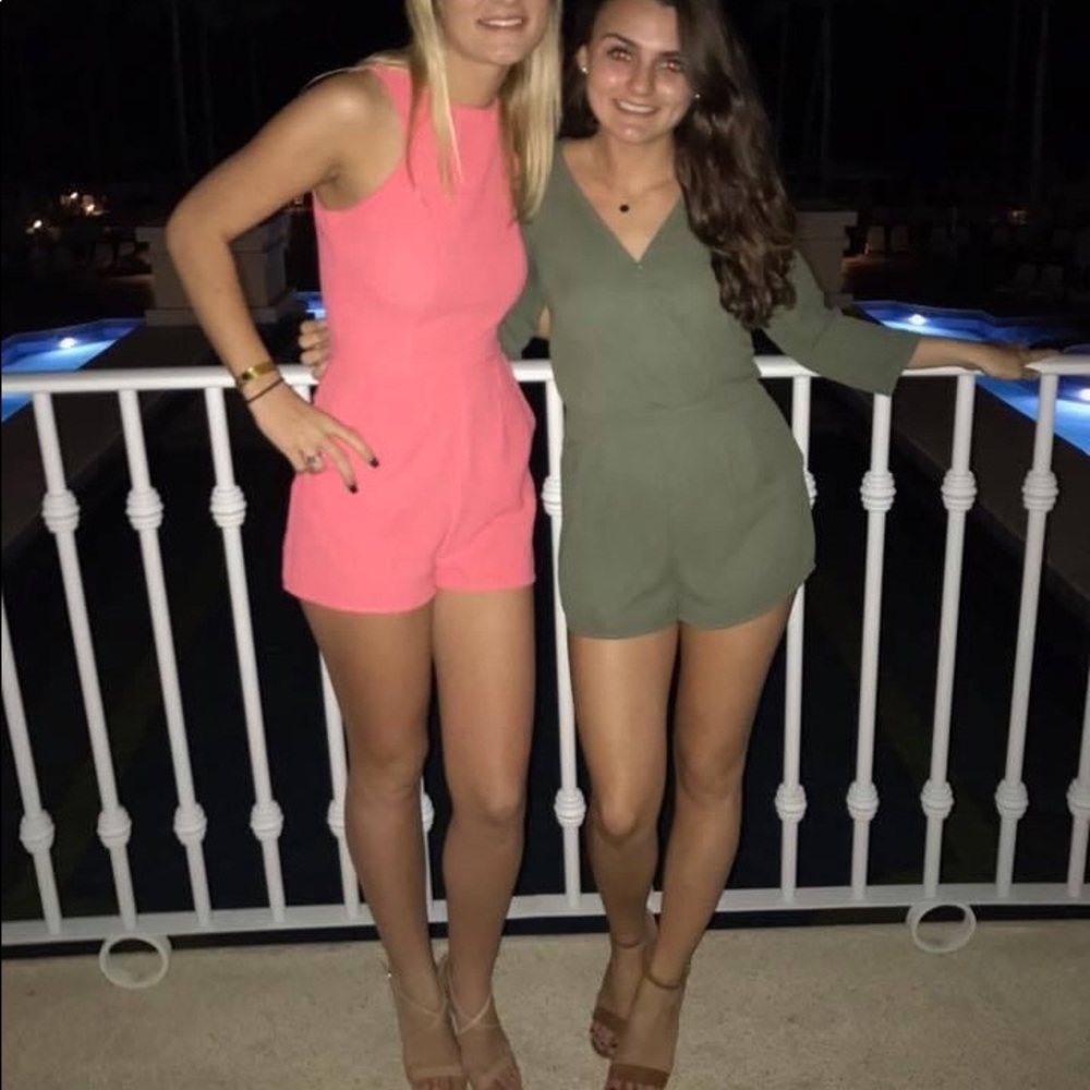 Olive Green Romper